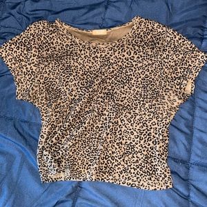 J Galt cheetah shirt